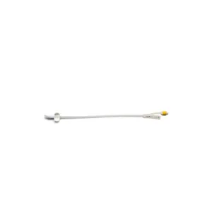 Sonda Foley tipo Tiemann CH14 de silicona para drenaje urinario, modelo de 40cm y balón de 5-10ml