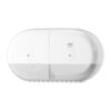 Tork Smartone Dispensador Mini Doble blanco para papel higiénico, ref. 682000