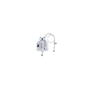 Sistema medición orina M1 con doble compartimento y capacidad 2600ml, tubo de 150cm para monitoreo clínico