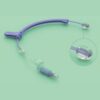 HANDLIN manipulador inyector uterino con balon de PVC y cateter doble luz para procedimientos de fertilidad y laparoscopia