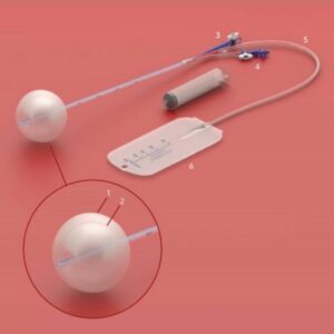 METRASTROP catéter con balón para hemorragia uterina postparto, dispositivo médico con dos balones inflables y bolsa colectora