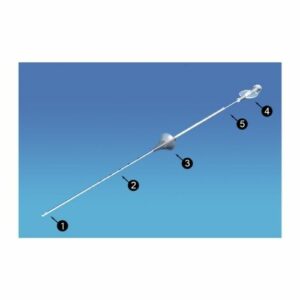 Mininjector inyector sonohysterografía con catéter de 5fr, caja con 10 unidades para inseminación y fecundación asistida