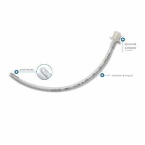 Tubo endotraqueal Endosid Magill 4mm con ojo de Murphy para intubación neonatal