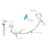 Kit tubo endotraqueal emergencia Endosid 6.5mm con accesorios para intubación rápida