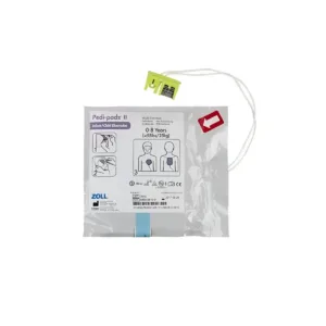 Electrodos Pedi Padz II originales Zoll para desfibriladores AED PLUS y AED PRO, diseño pediátrico, vendidos en pares