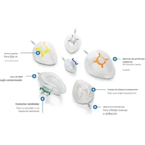 Mascarilla de Anestesia con Válvula Mediano Adulto