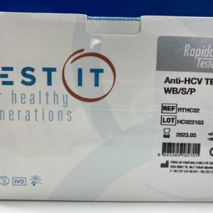 Test hepatitis C HCV-Test Hep C (RTHC02) caja 40 unidades para diagnóstico ginecológico
