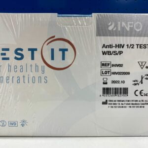 Test VIH Sida 1/2 cassette RTH1V02 caja 40 unidades