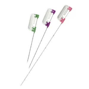 Aguja desechable 18G para biopsia con pistola automática tipo B, longitud 16cm, corte preciso tejido blando