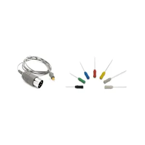 Aguja concéntrica desechable para EEG y EMG