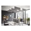Vela acustica suspendida 600x200x25 mm color gris antracita