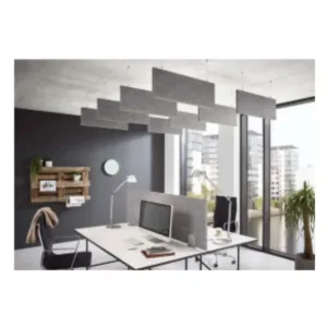 Vela acustica suspendida 600x300x25 mm gris antracita