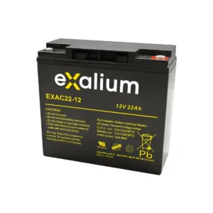 Batería 12V 12Ah 181x76x167 mm para silla de ruedas y scooter