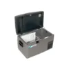 Nevera portátil con compresor para vehículo 12V 24V y hogar 110V 240V, medidas 600x370x400mm, rango temperatura +10º a -10º