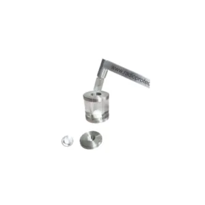 Protector de vial Beta Vial Shield CAH-BVS-MIX-BME con blindaje de PMMA, plomo y vidrio plomado para manipulación de emisores beta y gamma baja/media energia