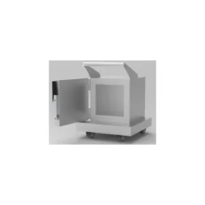 Mini Almacén Blindado SafeStore modelo CAH-MAB-40 con blindaje configurable de plomo para almacenamiento seguro de fuentes radiactivas