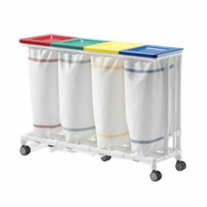 CAHLAUNDRY4CUBE CARRO ROPA SUCIA RESONANCIA MAGNETICA CAHNOS MRI A MAGNETICO 4 CUBOS SERPARACION DE ROPA FOTO 2