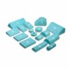 Kit de almohadillas de posicionamiento para paciente en resonancia magnética, diseño ergonómico y materiales no ferrosos