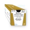 Sutura absorbible monofilamento catgut crómico color marrón USP 4/0 longitud 150 cm sin aguja