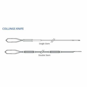 CGK XSSS Electrodo de Cuchilla para coagulacion y ablacion de tejidos blados. Vastago unico single Stem tipo STORZ LOBO OLIMPUS MEDPRO FOTO2
