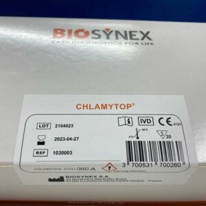 Test detección rápida antígeno Chlamydia caja con 20 cassettes
