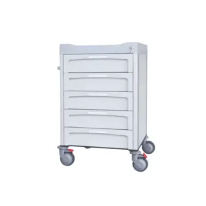 Carro de curas de cajones ABS CMLP-F-DNOV-K17 estructura galvanizada y superficie desinfectable