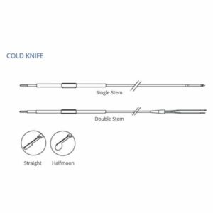 COK DSX Electrodo de Cuchilla Fria Cold Knife Medpro para coagulacion y ablacion de tejidos blandos. Vastago unico doble doble Stem foto 2