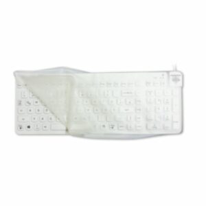 Funda protectora de silicona transparente para teclado Really Cool, compatible con desinfectantes hospitalarios y esterilización en autoclave