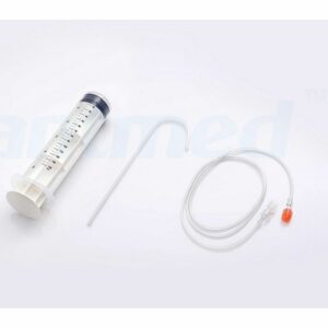 Jeringa medio contraste Imaxeon Biotel PJ3 MK2 C para injectores Visimax CT, compatible TC y RM resonancia magnetica