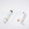 Jeringa medio contraste Nemoto Shot Alpha A-25 A-60 para injectores Dual Shot, compatibilidad RM y TC