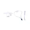 Canula nasal con tubo de flujo