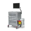 Carro informatizado CMLP-F-DNOVMED para distribución unidosis hospital con pantalla táctil 20 pulgadas y baterías extraíbles