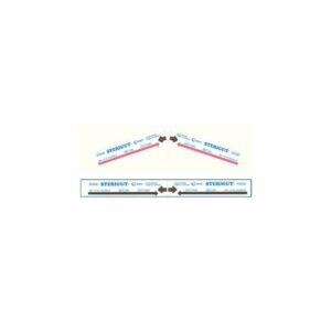 Indicador químico multivariable Sterigut tipo 4 para vapor de agua, dimensiones 190x18mm, caja 250 unidades