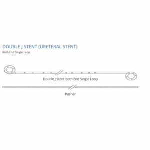 DJSBES Stent doble J bucle unico ambos extremos Doble J stent tipo cook medical tipo coloplast boston olimpus Medpro radiopaque tecoflex Urologia Nefrostomia foto 2