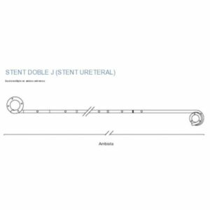 DJSOEMM Stent doble j bucle multiple en ambos extremo stent tipo cook medical tipo coloplast boston olimpus Medpro radiopaque tecoflex Urologia Nefrostomia foto 2