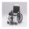 Silla de transporte autopropulsable para resonancia magnética, estructura en resina blanca, ruedas de 24 pulgadas, capacidad 120 kg
