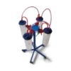 Tubo en tándem para bolsa de aspiración MED-SOFT, conexión segura fluidos procedimiento quirúrgico