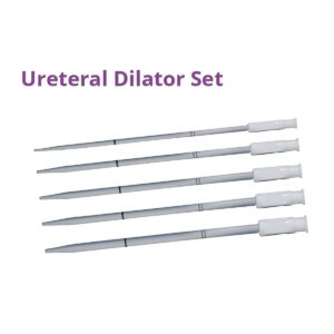Kit dilatadores uretrales Medpro para ureteroscopia, compuesto por medidas 6-8-10-12-14-16 Fr, material PeBax, presentación estéril un solo uso