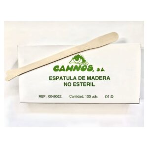 Espátula frotis tipo Ayre de madera estéril, caja con 100 unidades, referencia 0943001