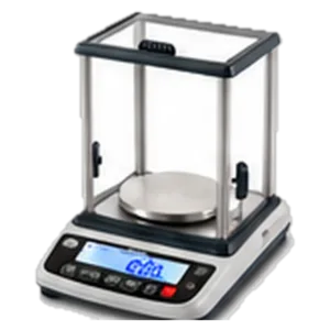 Balanza de precisión verificada EHB-600M de metrología legal | 600 g x 0,01 g · Clase II · Plato en vitrina Ø120 mm