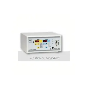 Electrobisturi modelo SU 140/D-MPC marca Alsatom para cirugia monopolar y bipolar con potencia de 140W y mando a pedal doble