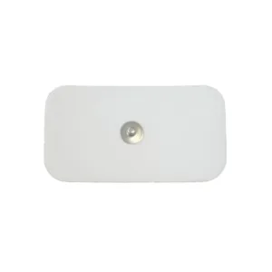 Electrodo TENS foam a presión 45x80 mm color blanco, tipo corchete-snap, bolsa de 40 unidades