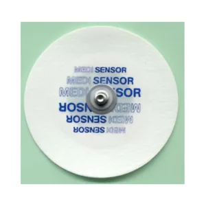 Electrodo circular de foam con gel liquido conductor de 50 mm para monitorizacion y ECG