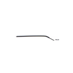 Electrodo de electrocirugía reutilizable acero inoxidable 156 mm con esfera Ø4 mm ángulo 30º