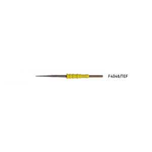 Electrodo de electrocirugía desechable de 70 mm recubierto de teflón con aguja, caja con 24 unidades