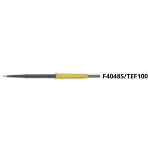 Electrodo electrocirugía desechable 100mm recubierto teflón con aguja integrada SKU F4048S/TEF100