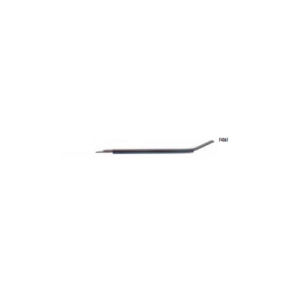 Electrodo de electrocirugía reutilizable de acero inoxidable diámetro 2.38 mm con aguja redonda y ángulo 20º, caja de 5 unidades, referencia F4061