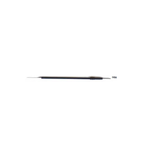 Electrodo de electrocirugía reutilizable de acero inoxidable, longitud 152 mm, con aguja Ø1.30 mm, SKU F4066