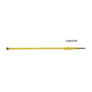 Electrodo de electrocirugía desechable recubierto de teflón con esfera de 4 mm de diámetro, modelo F4067/TEF, caja con 24 unidades