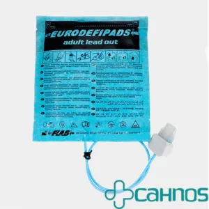 Electrodos desfibrilador adulto Instramed con cable externo, parches para desfibrilador modelo AED
